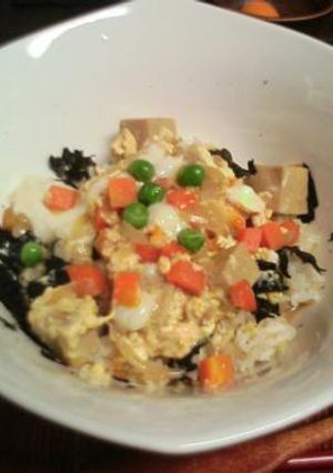 高野豆腐の玉子とじ丼-レシピのメイン写真