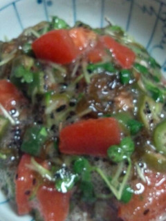 夏野菜とモズクの梅肉あえ-レシピのメイン写真