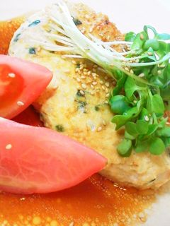 大人気☆鶏挽き肉の大葉和風ハンバーグ-レシピのメイン写真