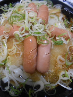 冷やしうどん・ウインナー、大根おろしのせ-レシピのメイン写真