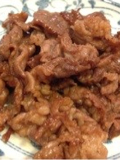 薄切り牛肉の甘辛炒め★-レシピのメイン写真