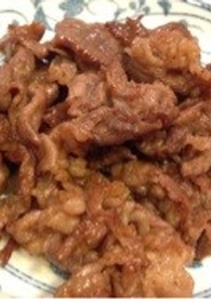 薄切り牛肉の甘辛炒め★-レシピのメイン写真
