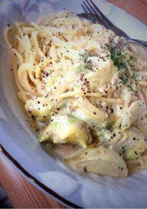 簡単！ヘルシー！豆乳パスタ-レシピのメイン写真
