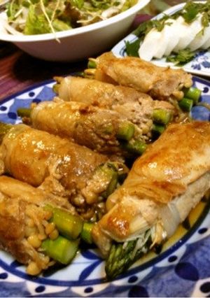 アスパラとえのきの豚肉巻き☆甘辛照り焼き-レシピのメイン写真