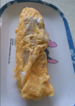ミートボール入り卵焼き-レシピのメイン写真