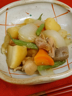 鶏肉とじゃがいもの甘辛煮-レシピのメイン写真