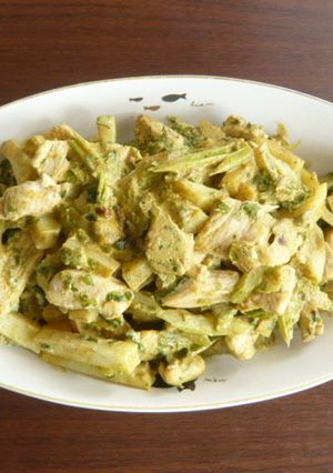 鳥胸肉とセロリのカレーマヨ炒め-レシピのメイン写真