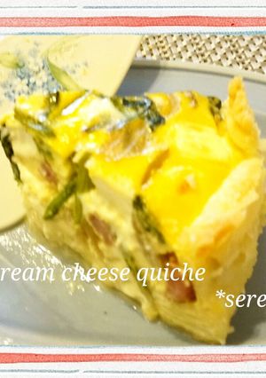 簡単クリームチーズキッシュ♥ケーキ型で-レシピのメイン写真