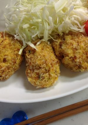 かぼちゃのひんやりクリームコロッケ-レシピのメイン写真