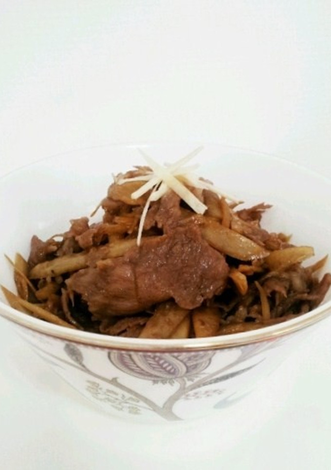 牛肉とごぼうのしぐれ煮-レシピのメイン写真