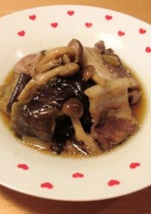 なすと豚バラ肉のにんにく煮❤-レシピのメイン写真