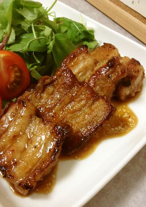 豚バラ肉のバルサミコソテー-レシピのメイン写真