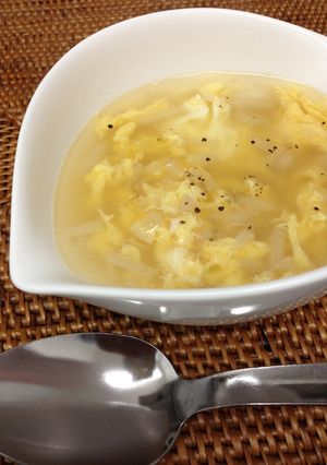 シャキふわ食感❤もやしと卵の中華スープ-レシピのメイン写真
