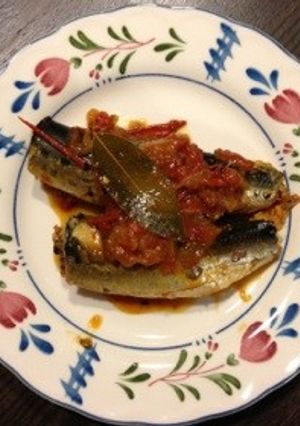 骨まで美味しい♥いわしのトマト煮❁-レシピのメイン写真