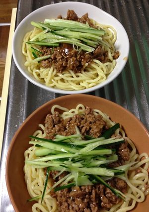 簡単　ジャージャー麺-レシピのメイン写真