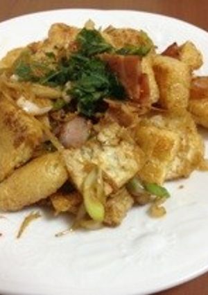 あぶらあげとねぎの炒め物-レシピのメイン写真