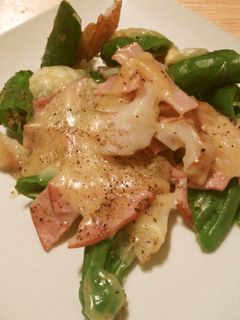 ししとうとハムのチーズ蒸し-レシピのメイン写真