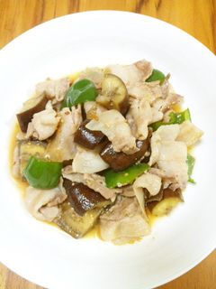 甘辛☆豚肉となすとピーマンのみそ炒め-レシピのメイン写真