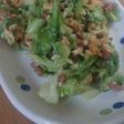 納豆とキャベツの卵炒め