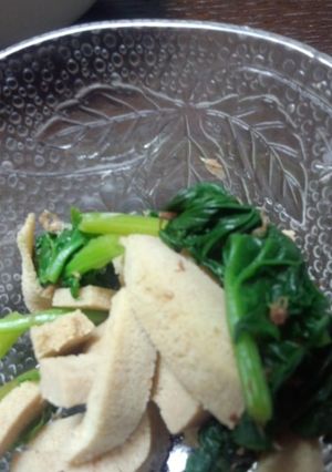 ほうれん草と高野豆腐のおかか和え-レシピのメイン写真