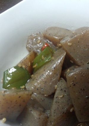 こんにゃくの炒り煮-レシピのメイン写真