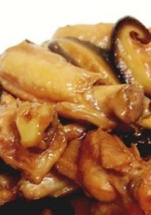 簡単！鶏手羽と椎茸のやわやわジンジャー煮-レシピのメイン写真