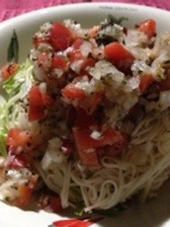 夏はサッパリ!トマトそうめん-レシピのメイン写真