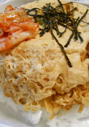 超簡単5分調理・チキンラーメン丼丼-レシピのメイン写真