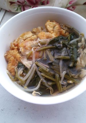 鳥天の味ぽんあんかけ（覚書）-レシピのメイン写真