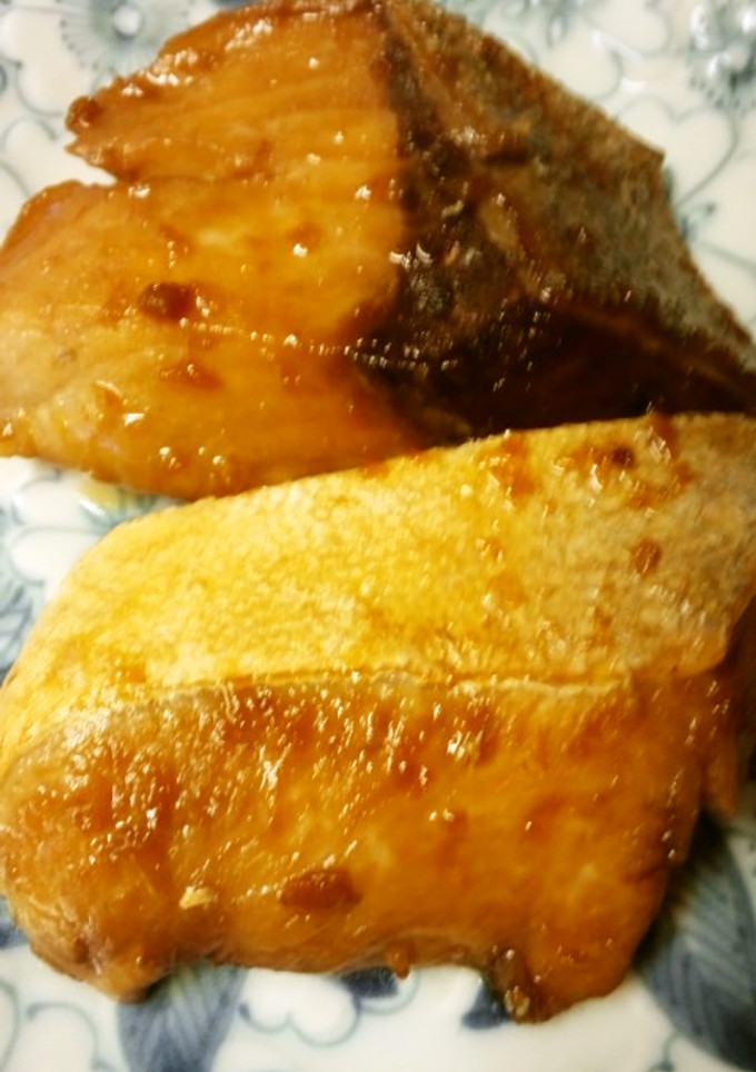 ぶりの照り焼き∞漬け込み☆ししとう添え-レシピのメイン写真
