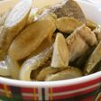 サバとゴボウの梅しょうが煮♪