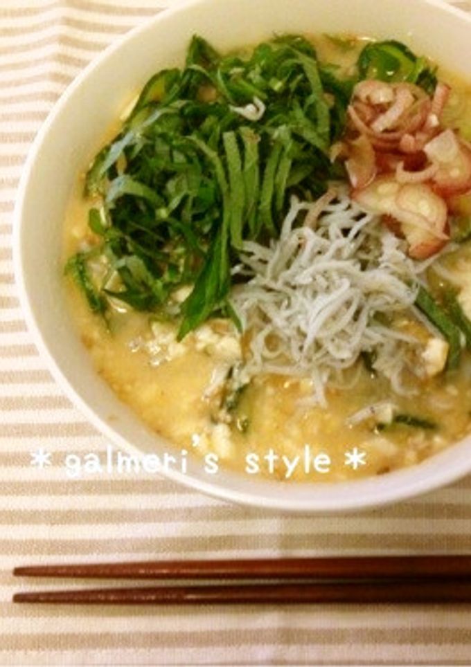 簡単♪夏レシピ＊栄養満点の冷や汁＊-レシピのメイン写真