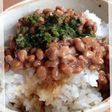 納豆と大根おろしのぶっかけ丼。