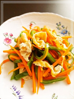 ルクエで♪油揚げと野菜の炒めもの-レシピのメイン写真