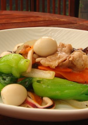 しゃきしゃき♪青梗菜とキクラゲの中華炒め-レシピのメイン写真