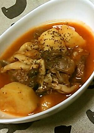 圧力鍋で簡単♪トマトとパプリカのシチュー-レシピのメイン写真
