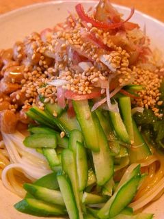 蒟蒻麺+で具だくさんヘルシー冷うどん!-レシピのメイン写真