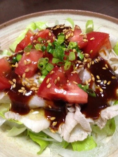 茹で豚の甘辛味噌ダレがけ-レシピのメイン写真
