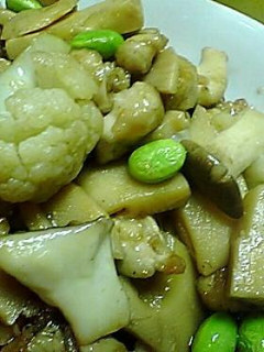 いろんな歯ごたえ☆鶏胸肉のオイスター炒め-レシピのメイン写真
