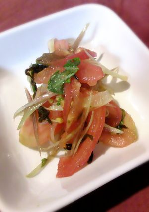 トマトとみょうがの塩昆布和え-レシピのメイン写真