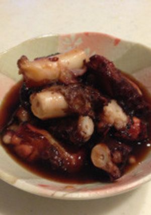 生ダコから作る圧力鍋でたこのやわらか煮-レシピのメイン写真