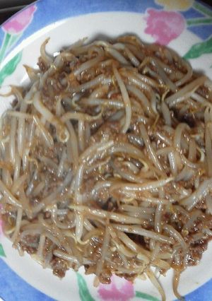 ヘルシー♬満足中華・もやしの麻婆炒め♬-レシピのメイン写真