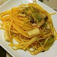 めんつゆで簡単♪しらすの和風パスタ