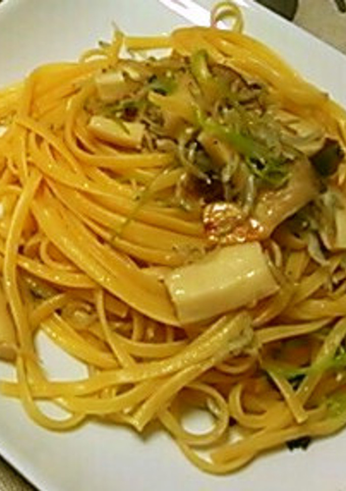 めんつゆで簡単♪しらすの和風パスタ-レシピのメイン写真