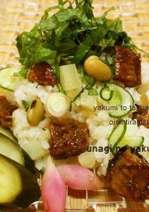 うなぎの薬味ちらし寿司-レシピのメイン写真
