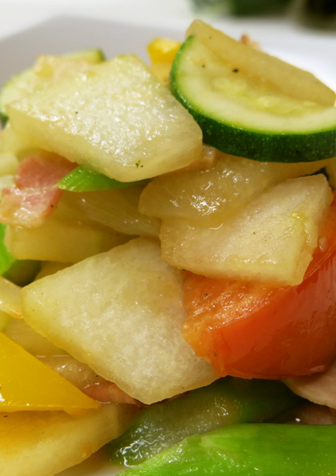 とうがんと夏野菜の彩り炒め-レシピのメイン写真