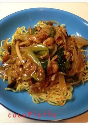 中華風＊カレーあんかけ焼きそば-レシピのメイン写真