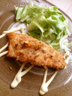 鮭のガーリックパン粉焼き-レシピのメイン写真