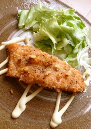 鮭のガーリックパン粉焼き-レシピのメイン写真