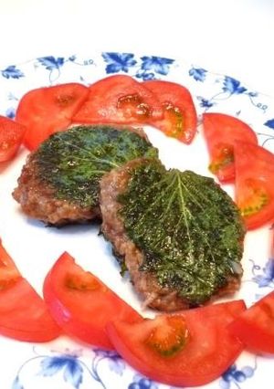 大葉爽やか!豆腐の味噌バーグ!!-レシピのメイン写真